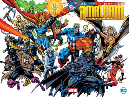 DC Marvel The Amalgam Omnibus HC Dave Gibbons Cover -Presale (9/24/2024)
