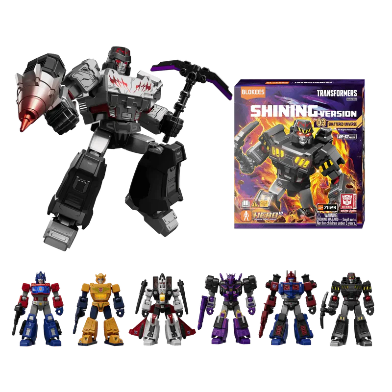 Blokees Transformers Shining Version 03 Shattered Universe *FULL DISPLAY BOX*