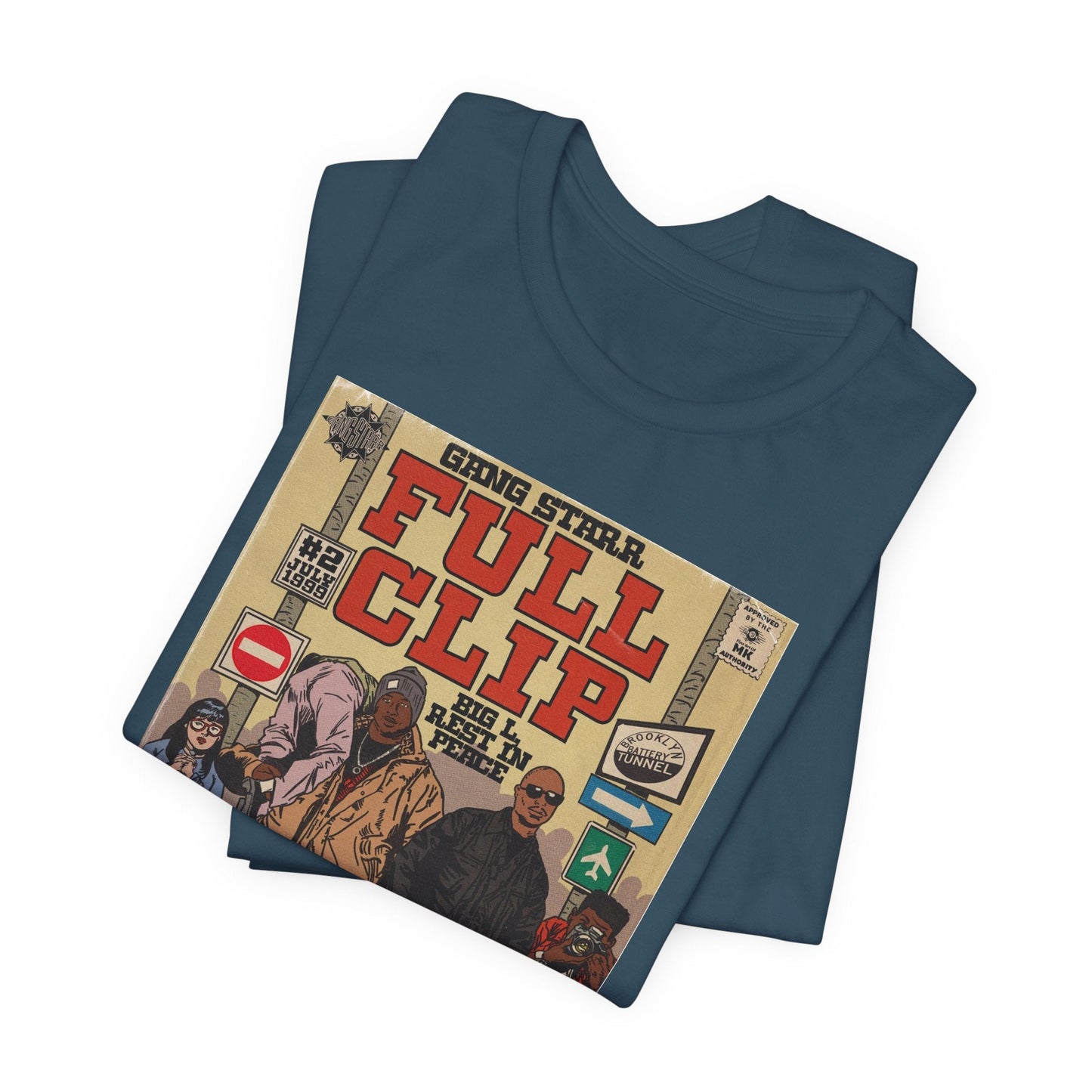Gangstarr - Full Clip- Unisex Jersey Short Sleeve Tee