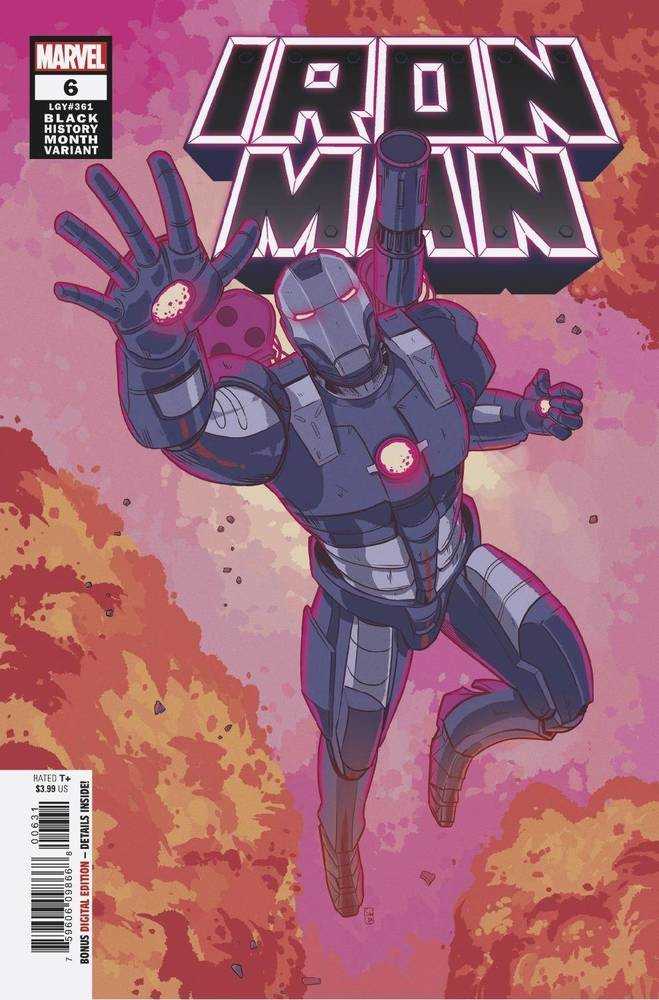 Iron Man #6 Souza War Machine Black History Month Variant