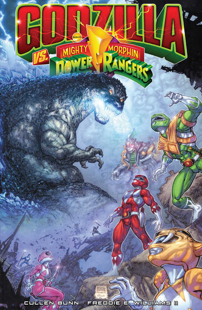Godzilla vs MMPR TPB (Damaged)