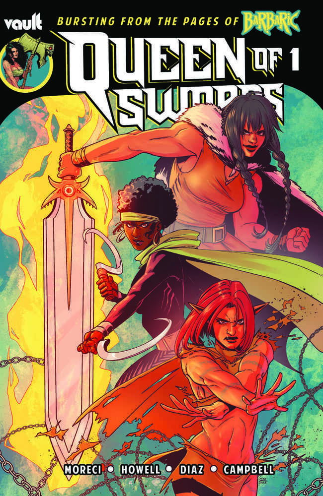 Queen Of Swords Barbaric Story #1 Cover A Howell & Diaz