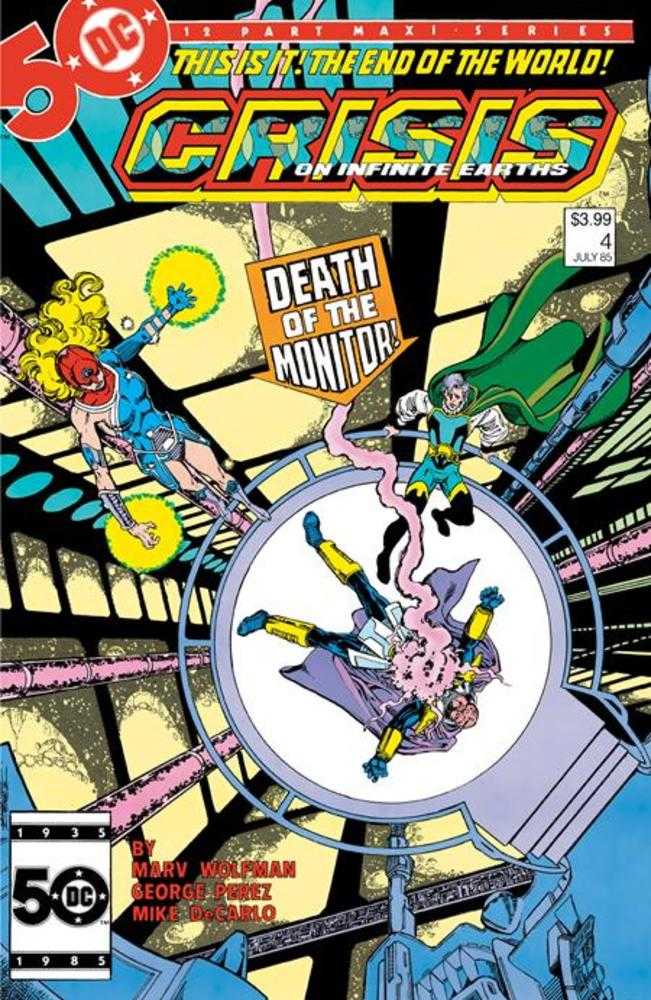 Crisis On Infinite Earths #4 Facsimile Edition Cover A George Crisis On Infinite Earths #4 Facsimile Edition Cover A George