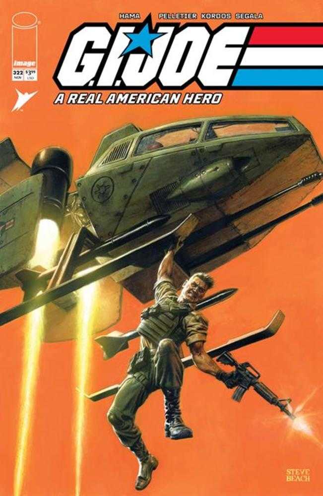 G.I. Joe A Real American Hero #322 Cover C 1:10 Steve Beach Gears Of Joe Variant