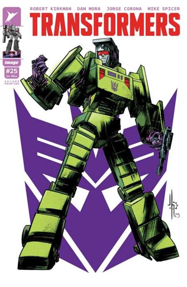 Transformers #25 2nd Printing Cover C Jason Howard Variant