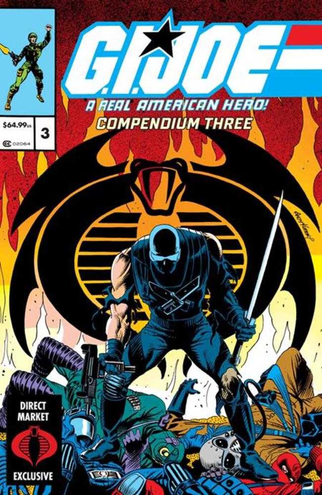G.I. Joe A Real American Hero Compendium TPB Book 03 Direct Market Exclusive Andy Kubert Cover