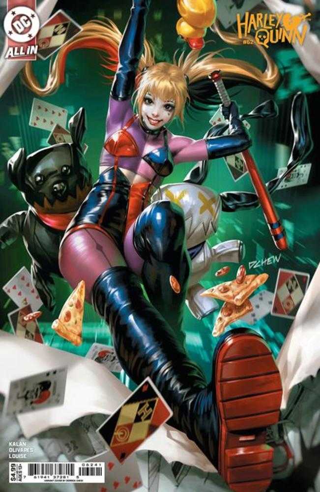   × Richard Quinn XL 16.5万 Harley Quinn #62 Cover D Derrick Chew Card Stock Variant – South