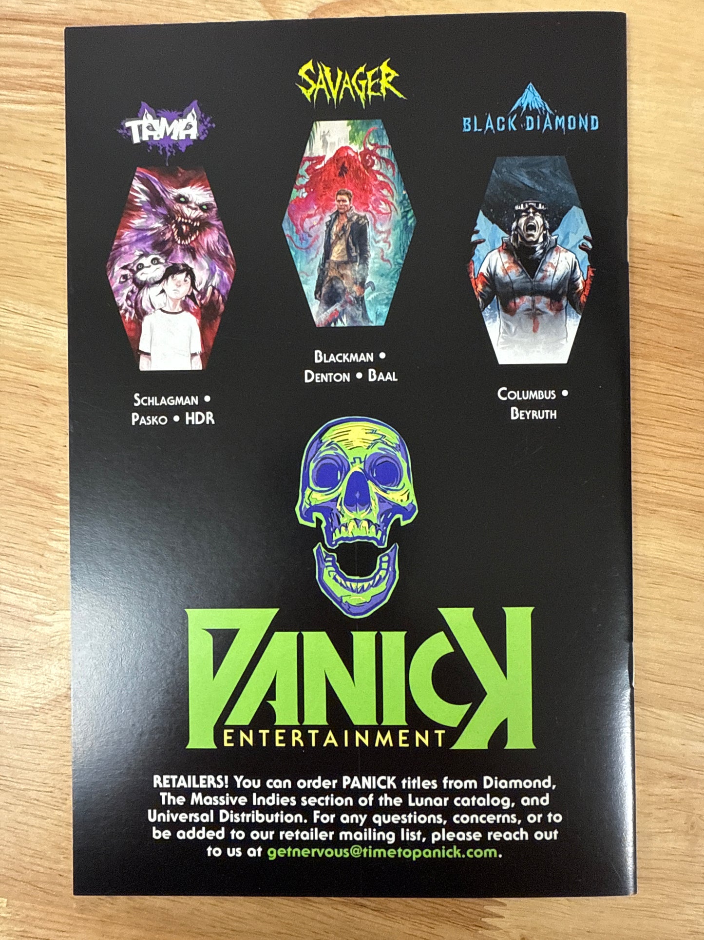 Time to Panick #1 Ashcan ComicsPro 2025