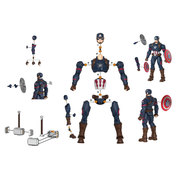 Blokees Marvel Infinity Saga Champion Class 03 Captain America Model Kits