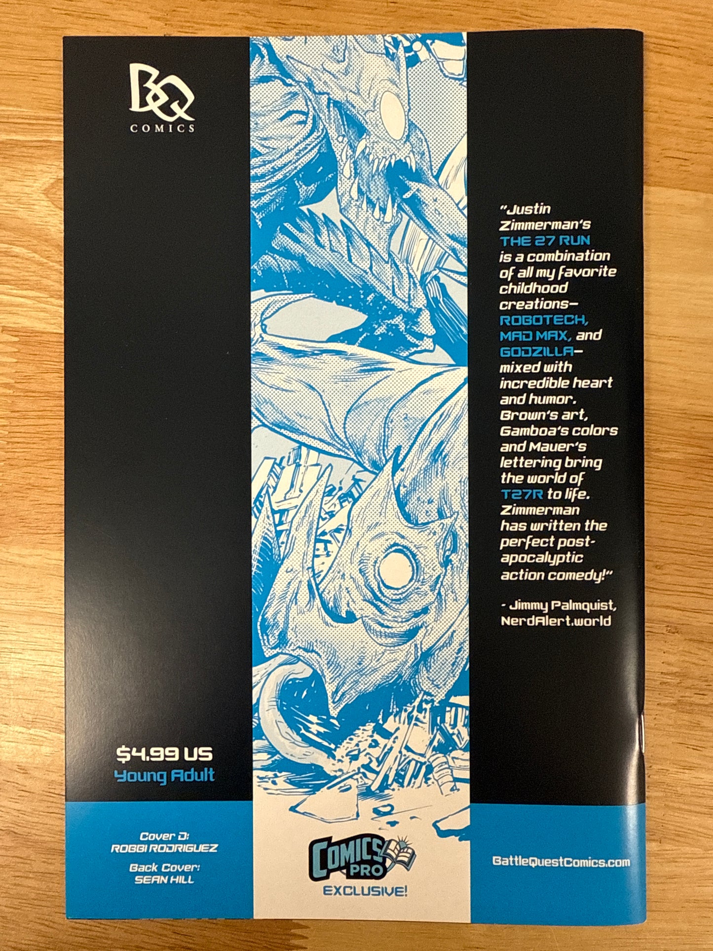 The 27 Run Crash #1 ComicsPro 2025 Variant