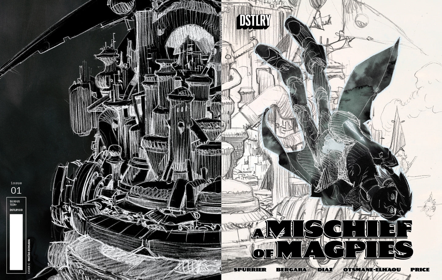 A Mischief Of Magpies #1 Cover C 1:10 Matias Bergara