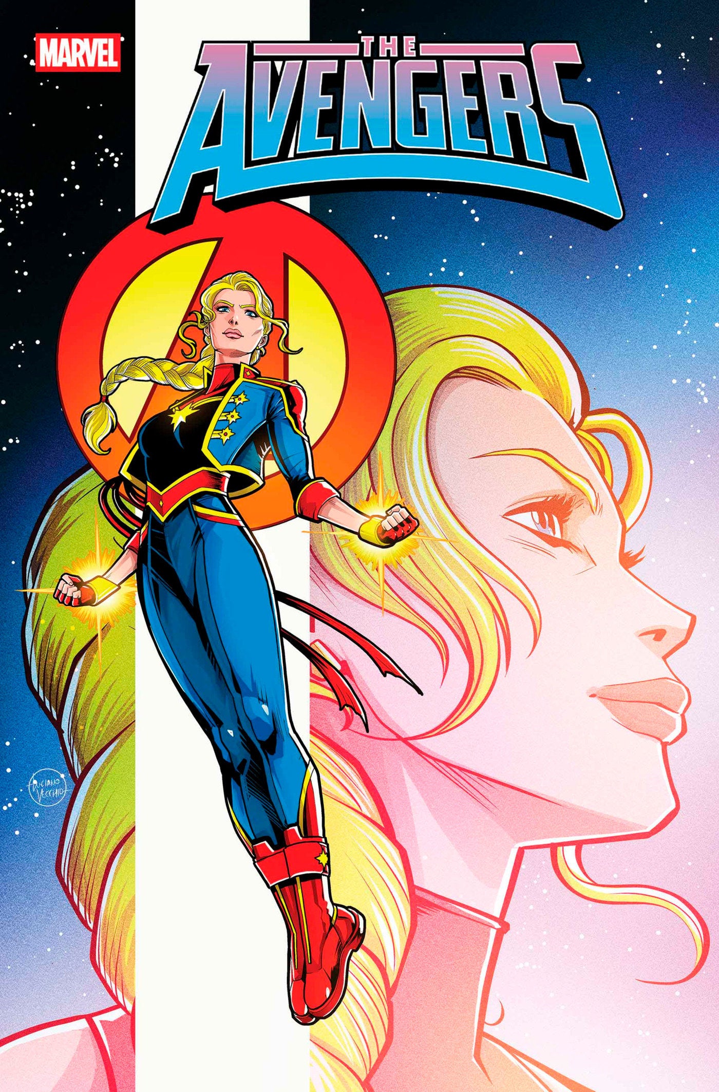 Avengers #25 Luciano Vecchio Captain Marvel Variant