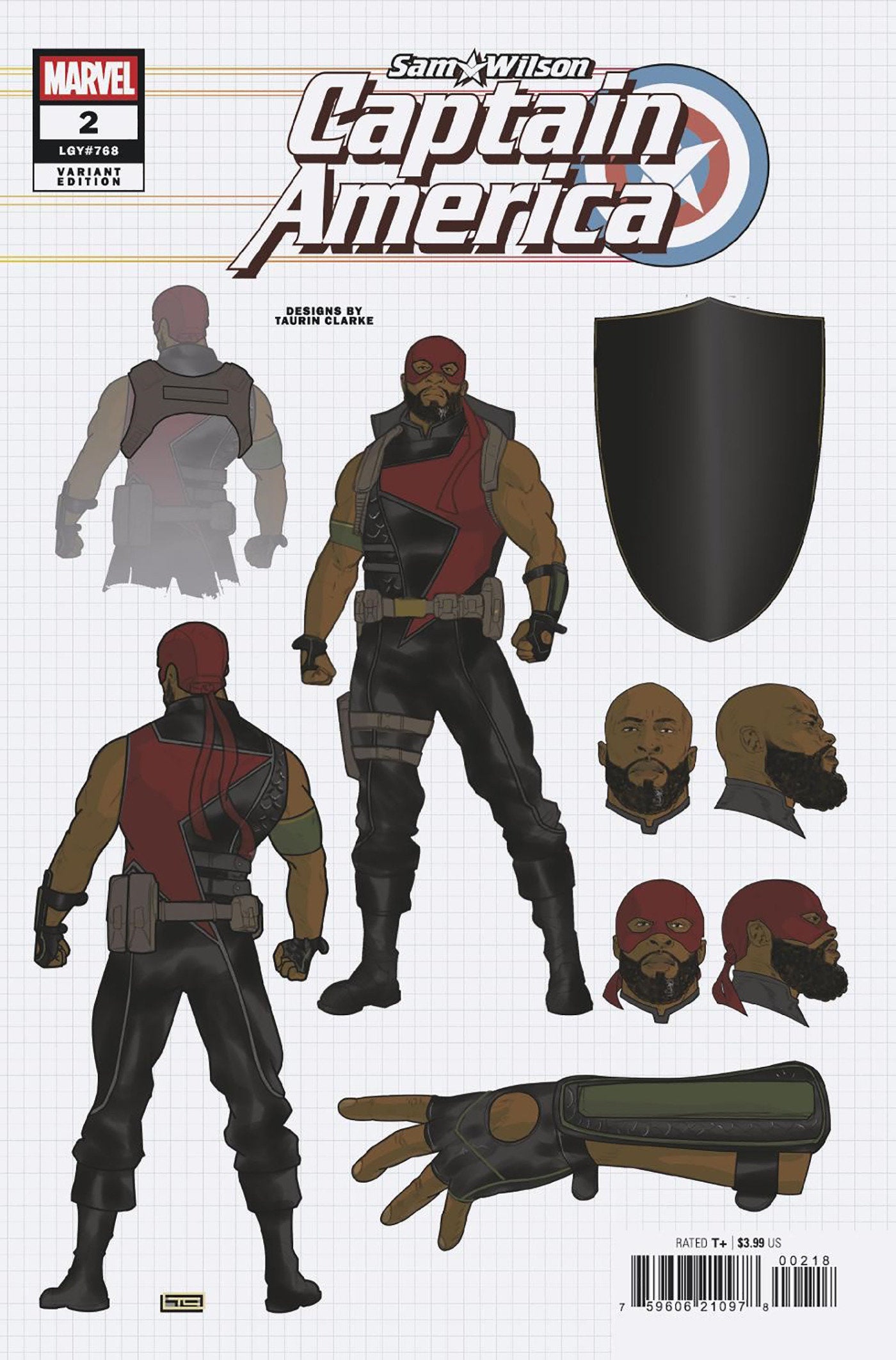 Sam Wilson Captain America #2 (Of 5) 1:10 Design Variant