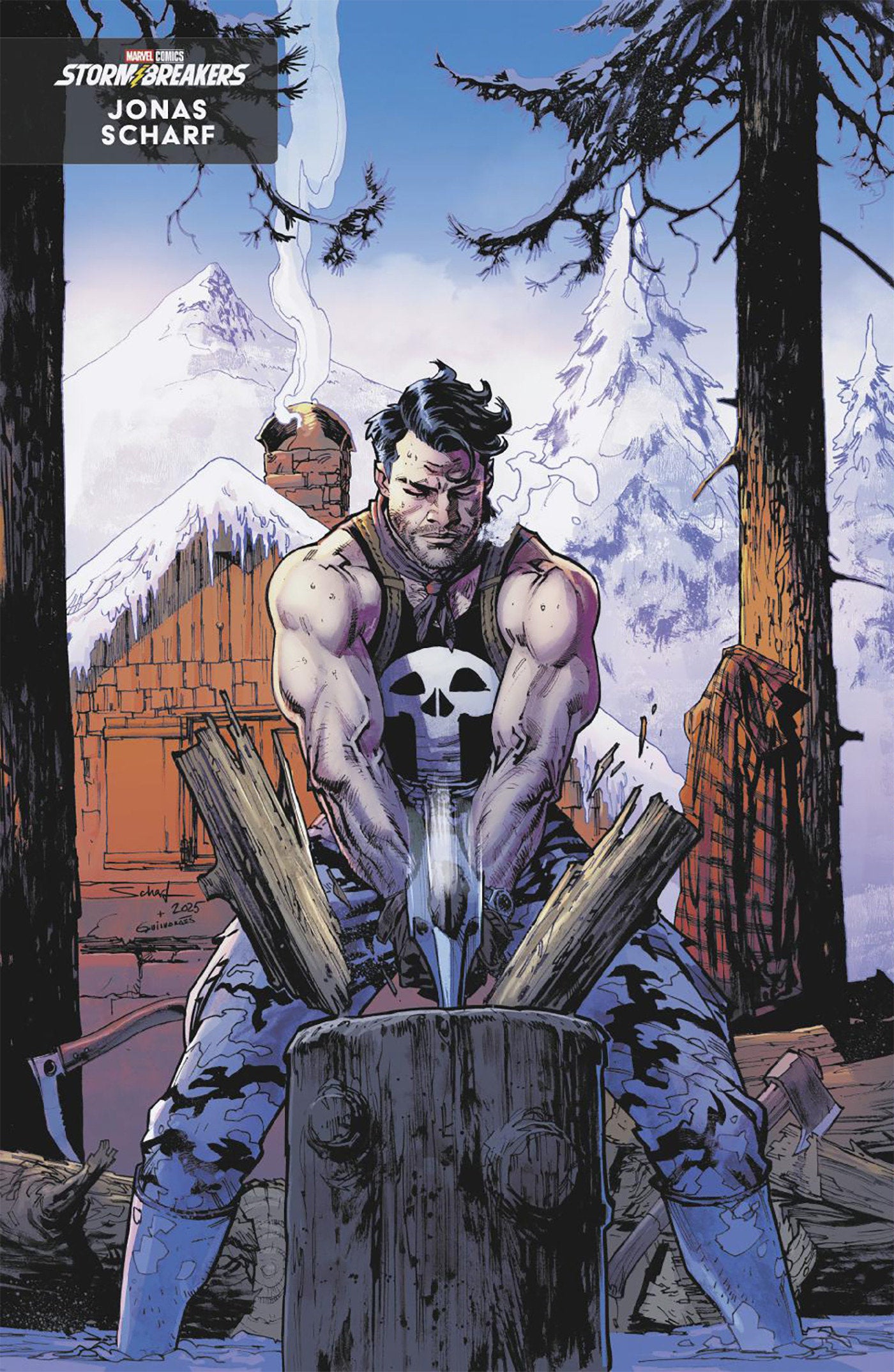 Daredevil/Punisher: The Devil's Trigger #2 Jonas Scharf Winter Break Variant