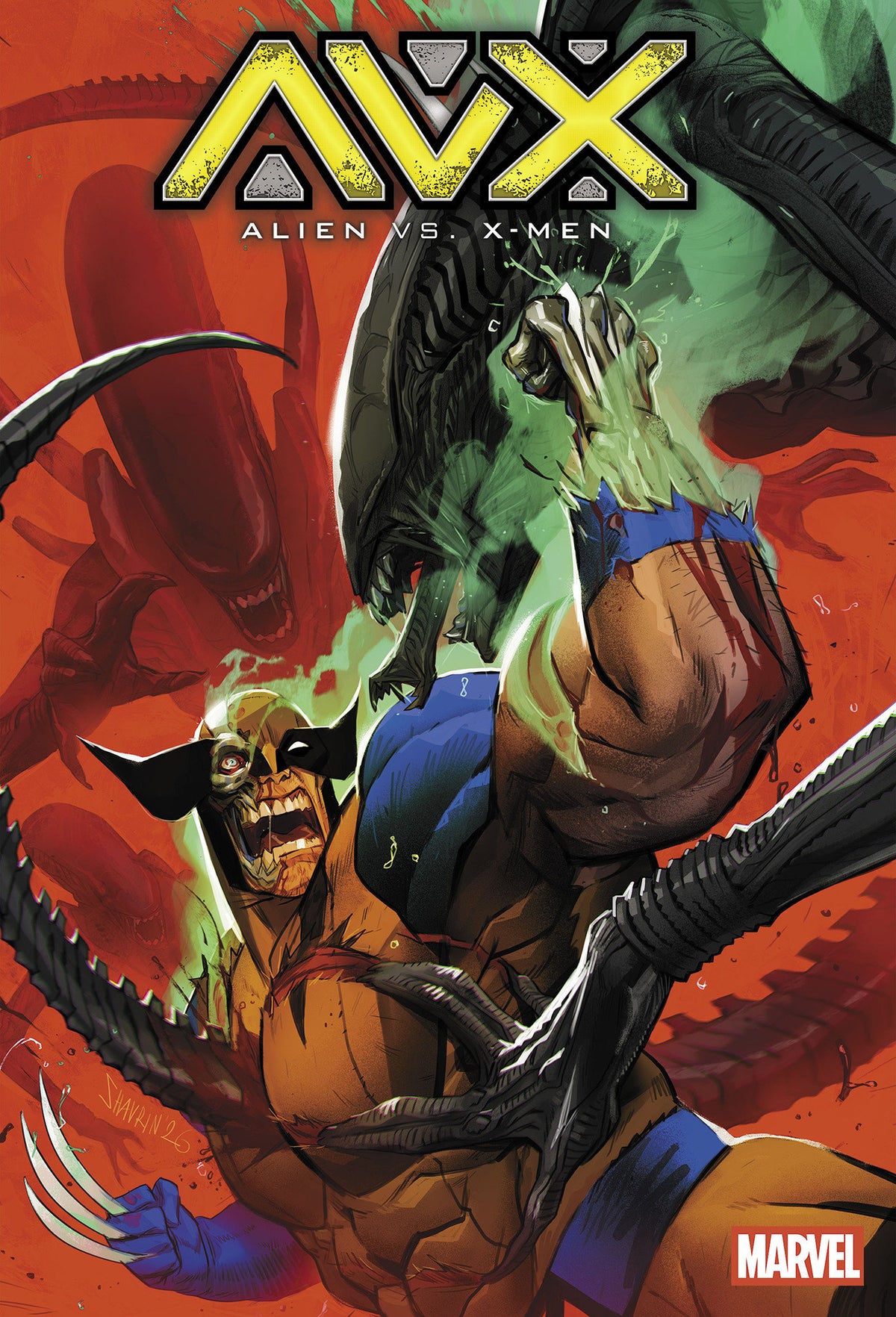 Alien vs. X-Men #1 1:25 Ivan Shavrin Variant
