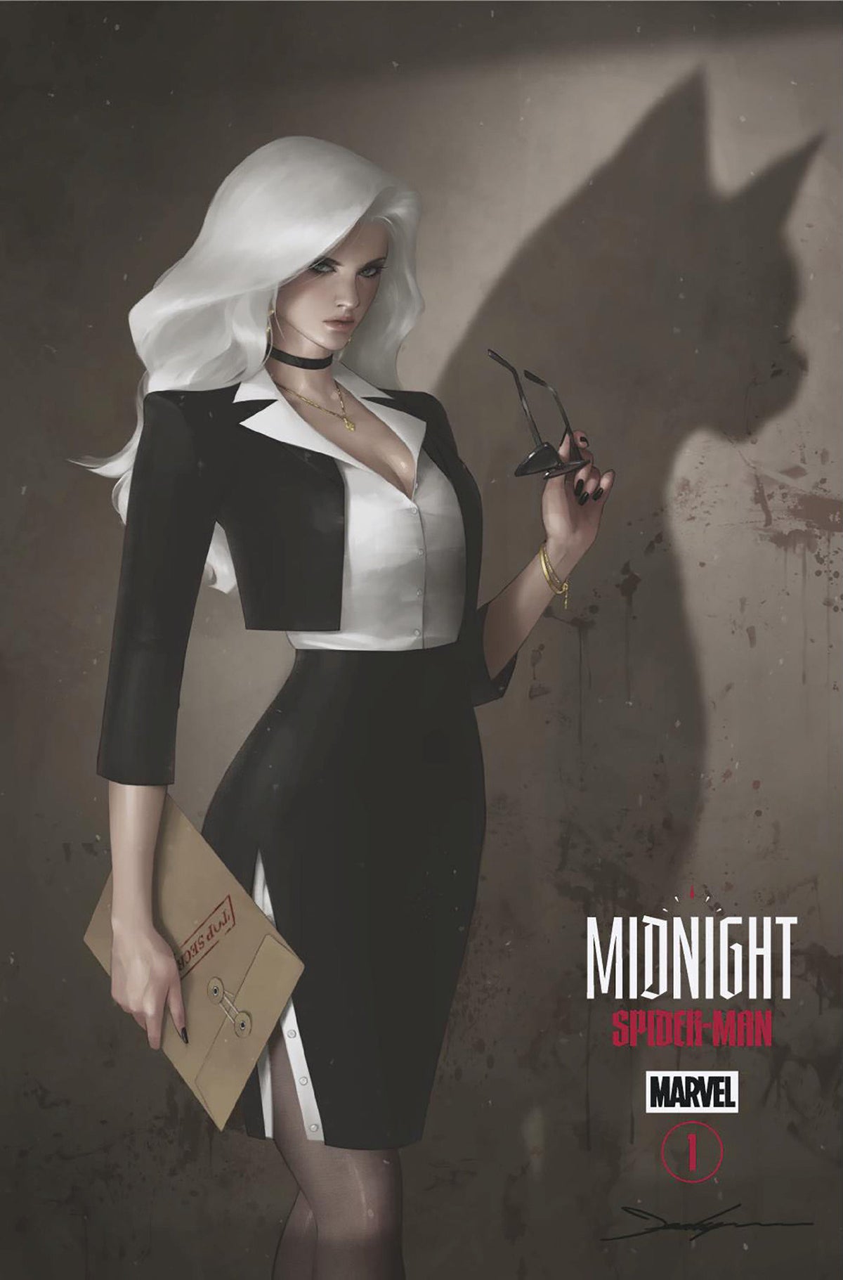 Midnight Spider-Man #1 Cover E 1:25 Jeehyung Lee Midnight Gallery Variant