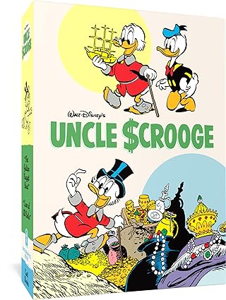 Walt Disneys Uncle Scrooge Gift Box Set Hardcover The Golden Nugget Boat & Cave Of Ali Baba