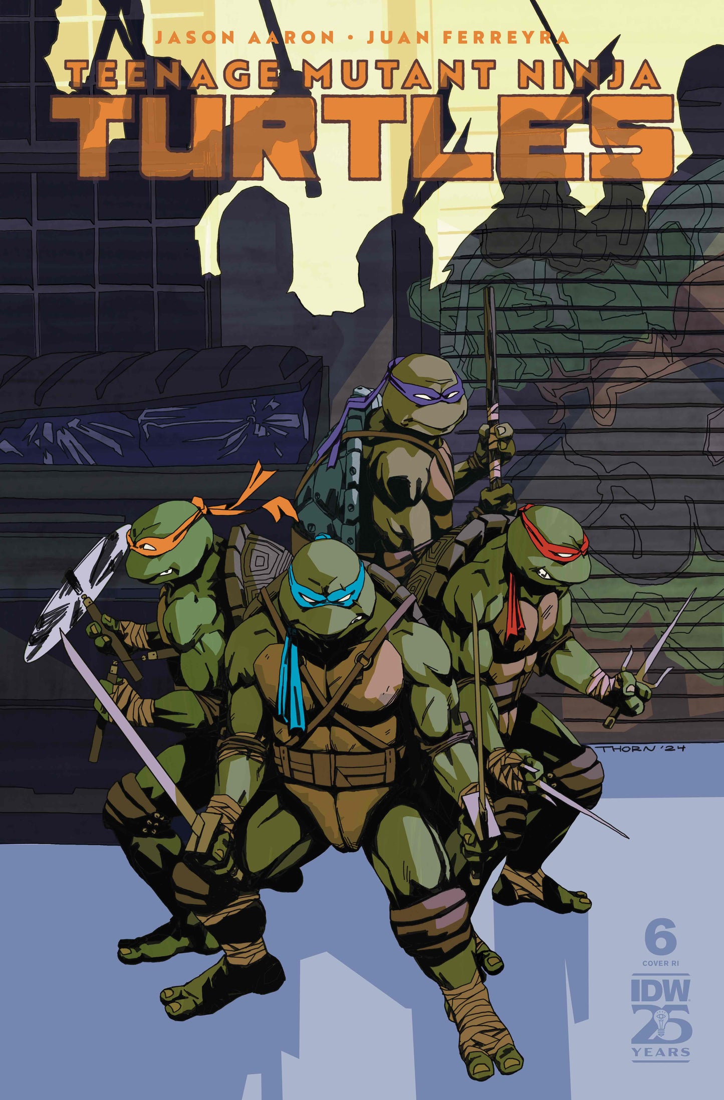 Teenage Mutant Ninja Turtles #6 1:10 Thorn Variant