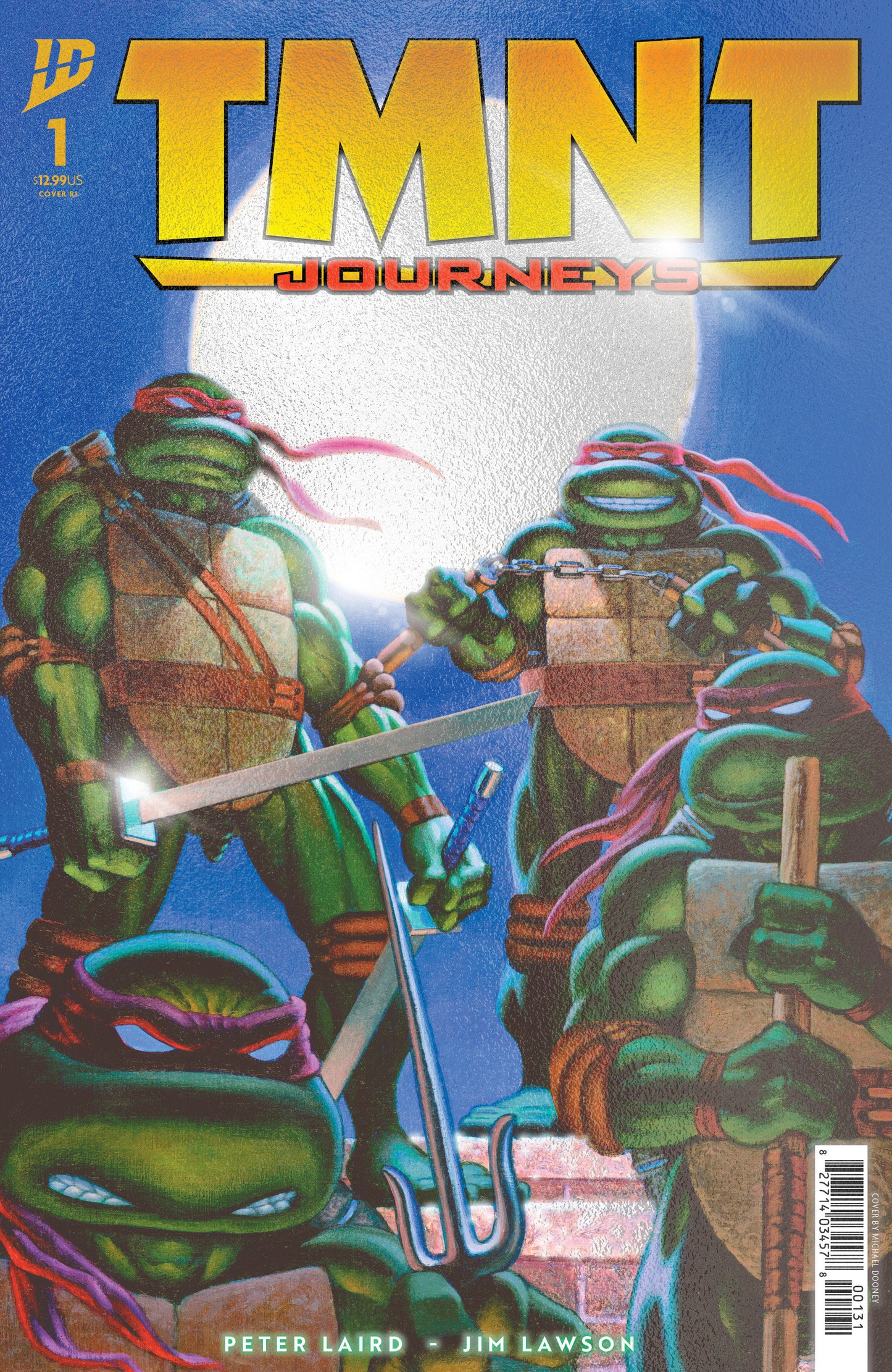 Teenage Mutant Ninja Turtles: Journeys #1 Variant Ri 1:10 Foil (Laird & Dooney)