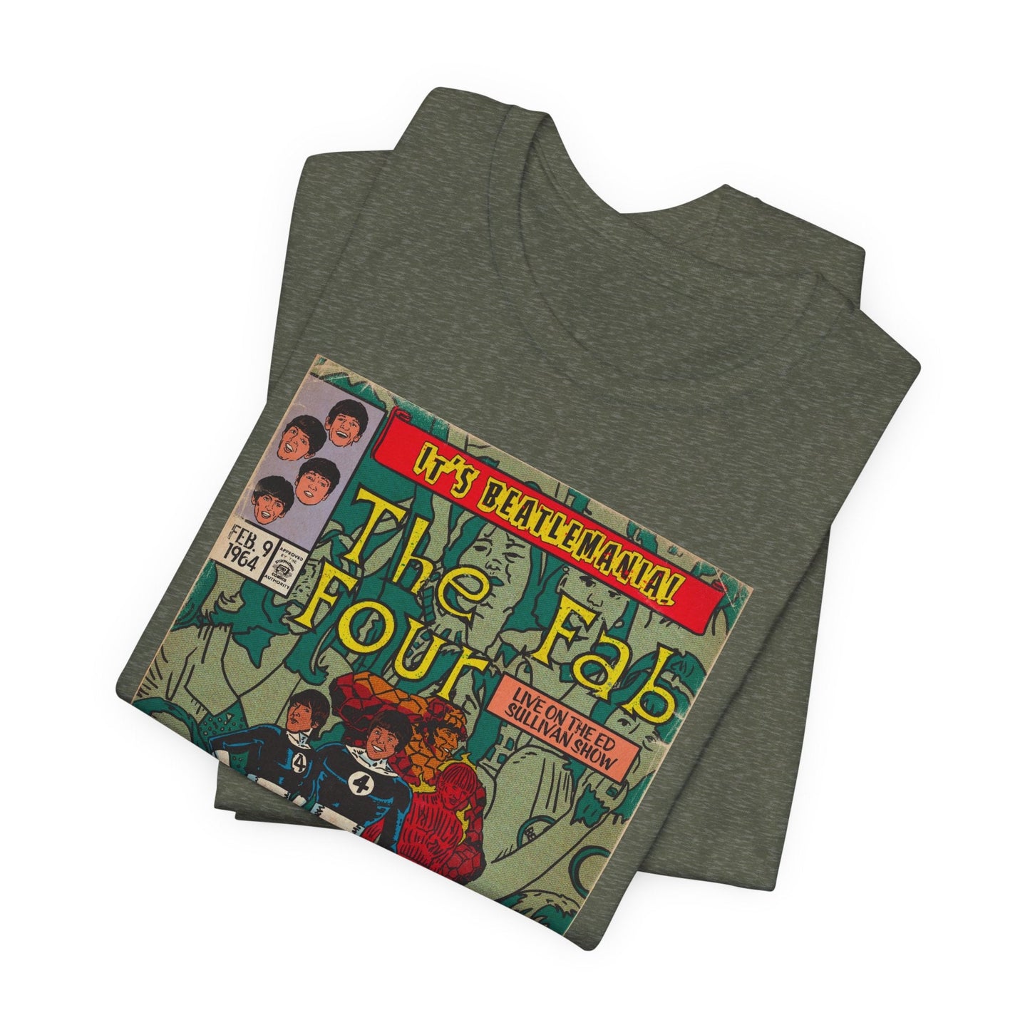 The Beatles - Beatlemania - Unisex Jersey Short Sleeve Tee