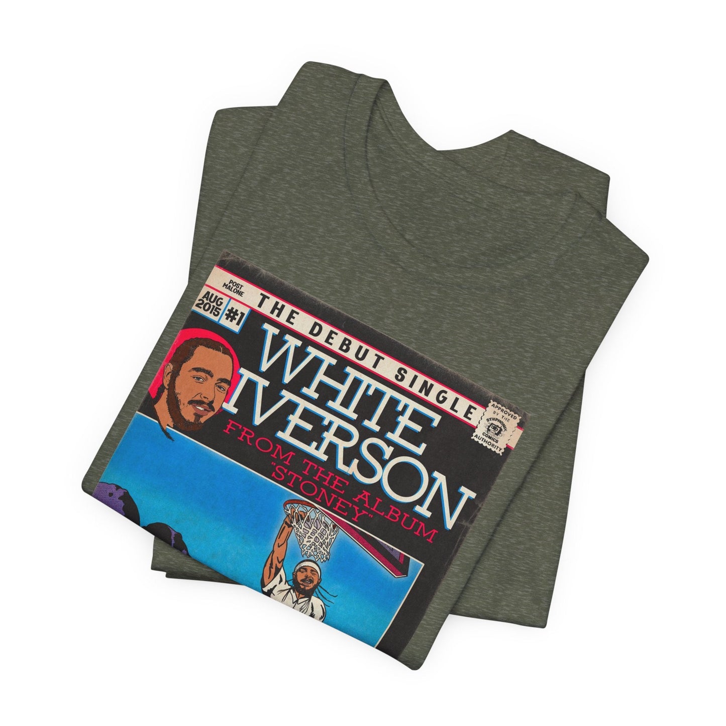 Post Malone - White Iverson - Unisex Jersey Short Sleeve Tee