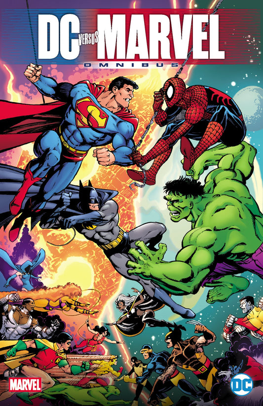 DC Versus Marvel Omnibus HC Direct Market George Perez Cover -Presale (8/6/2024)