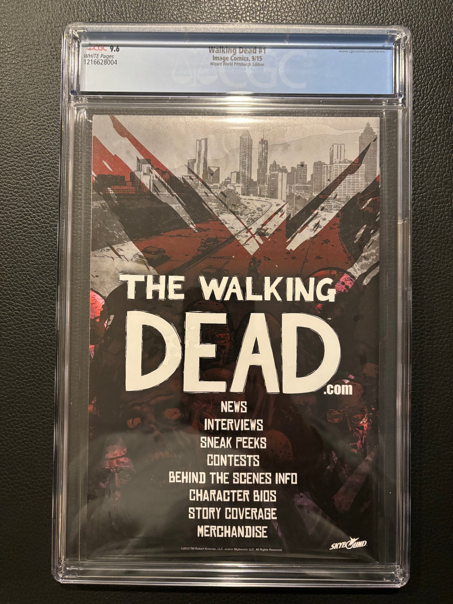 Walking Dead #1 Wizard World Pittsburgh Edition CGC 9.6