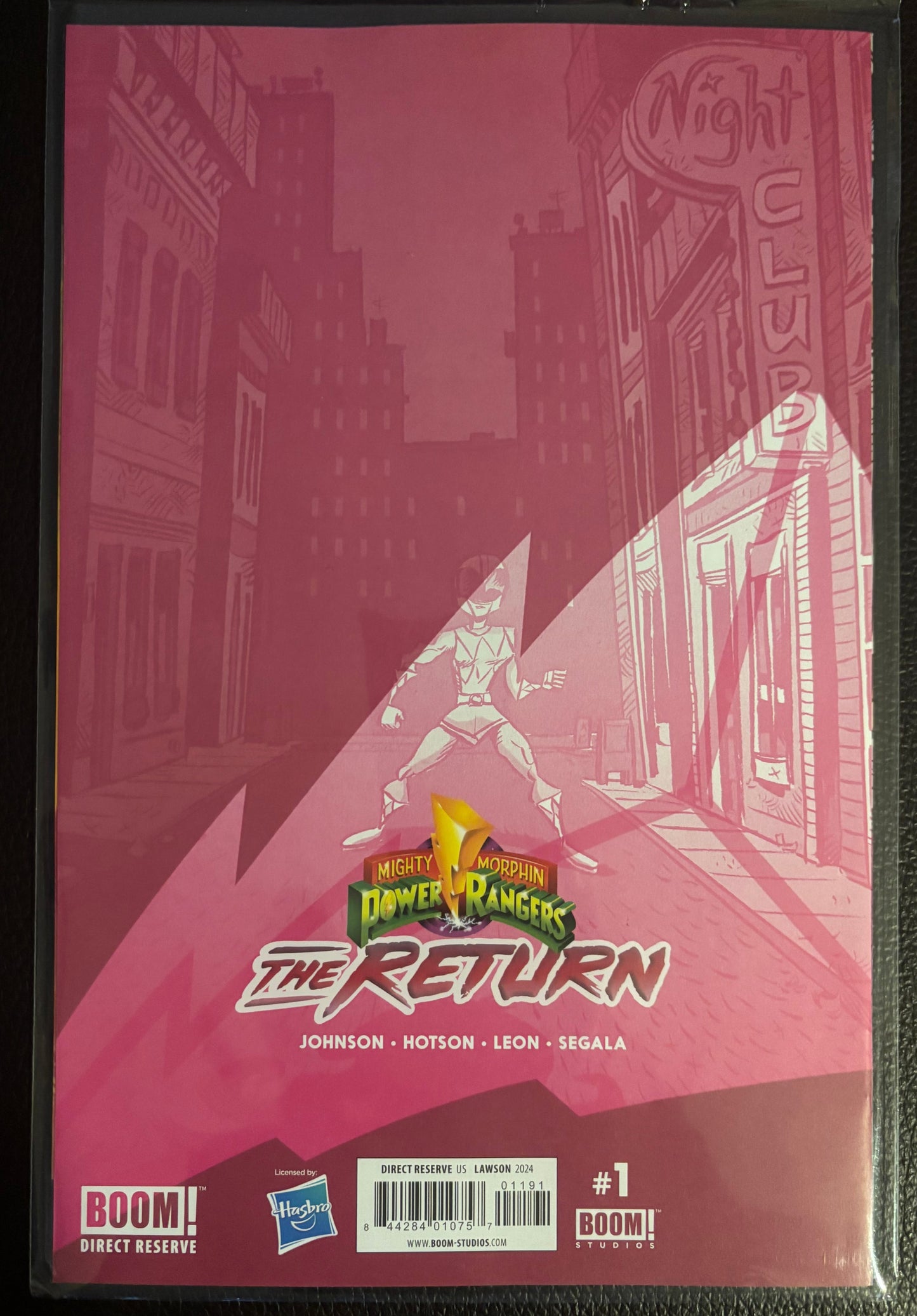 Mighty Morphin Power Rangers The Return #1 ComicsPro Direct Reserve Variant