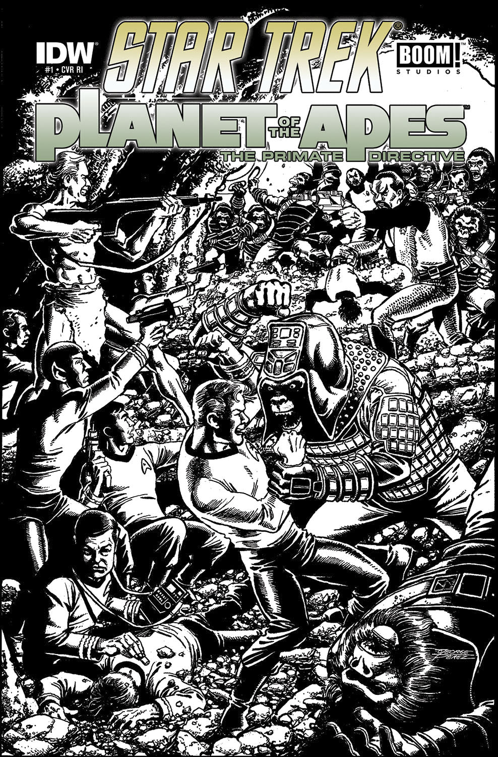 Star Trek Planet Of The Apes #1 (Of 5) 10 Copy Variant Edition