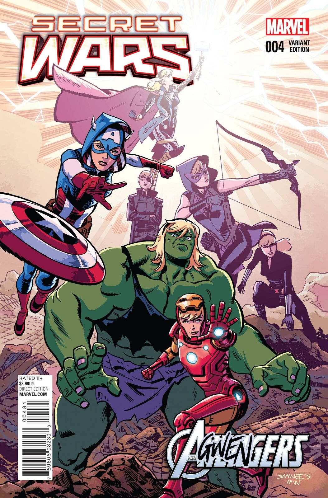Secret Wars #4 (Of 8) Samnee Agwengers Variant