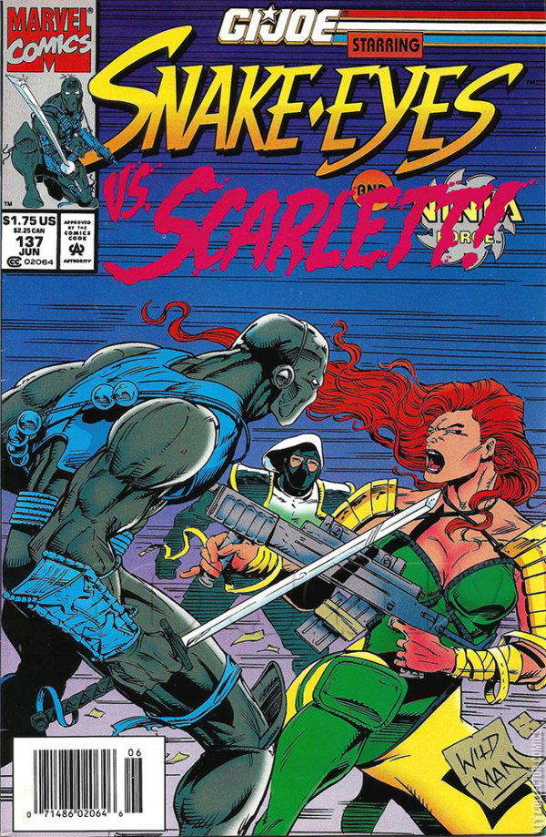 G.I. Joe Real American Hero #137 Newsstand Edition w/ Card (Mid Grade)