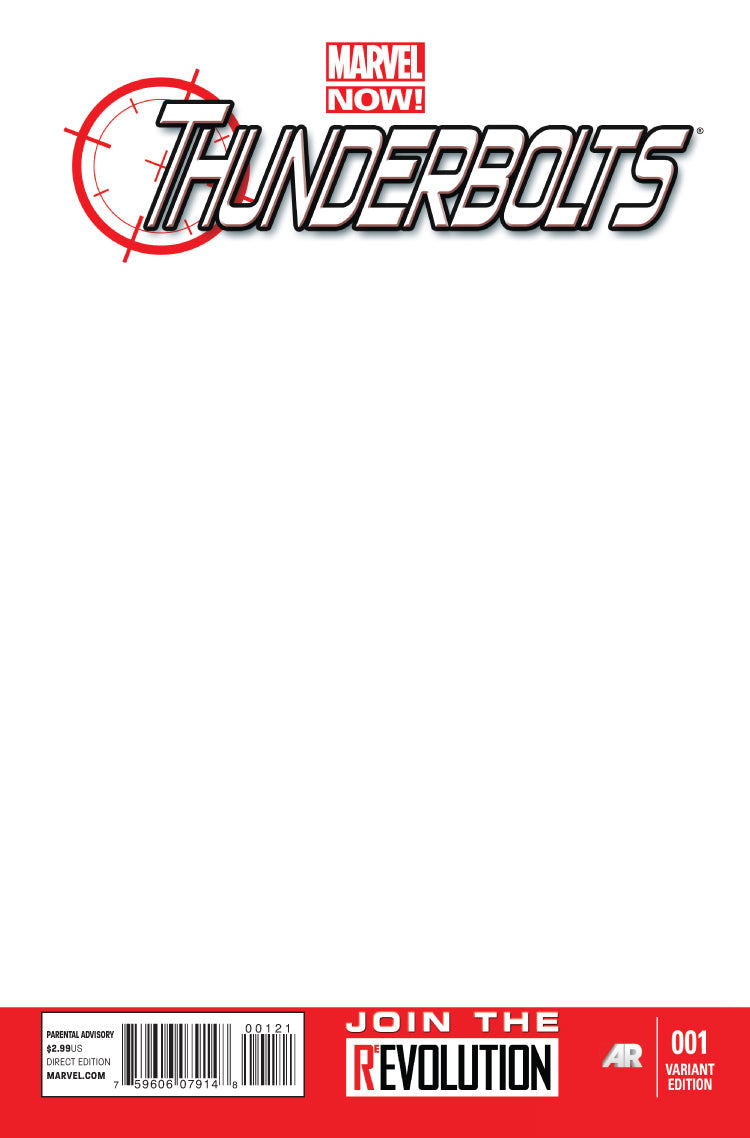 Thunderbolts #1 Blank Variant Now