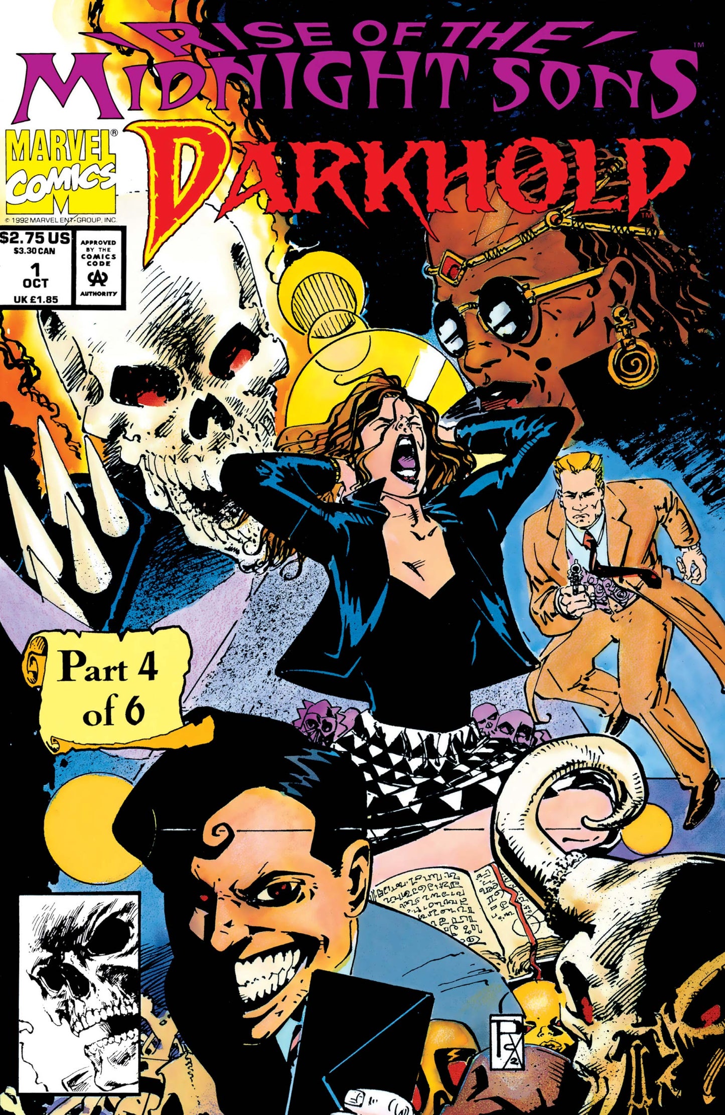 Darkhold #1 w/ poster Rise of the Midnight Sons (Mid/High Grade)