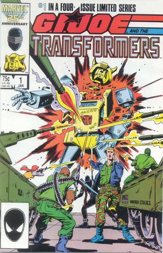 G.I. Joe Transformers #1 Mid grade (1987)