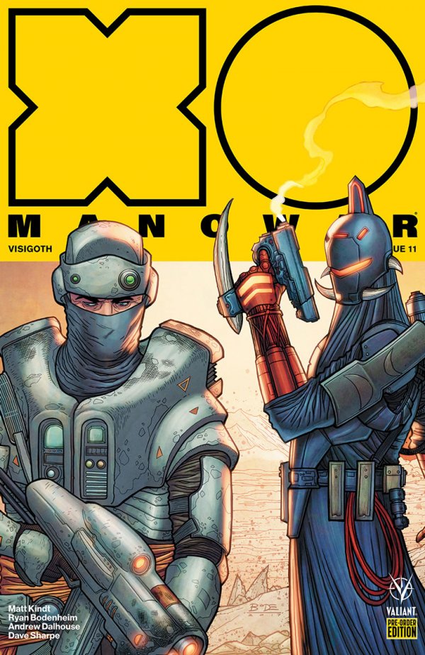 X-O Manowar #11 Cover E Pre-order Edition Bodenheim