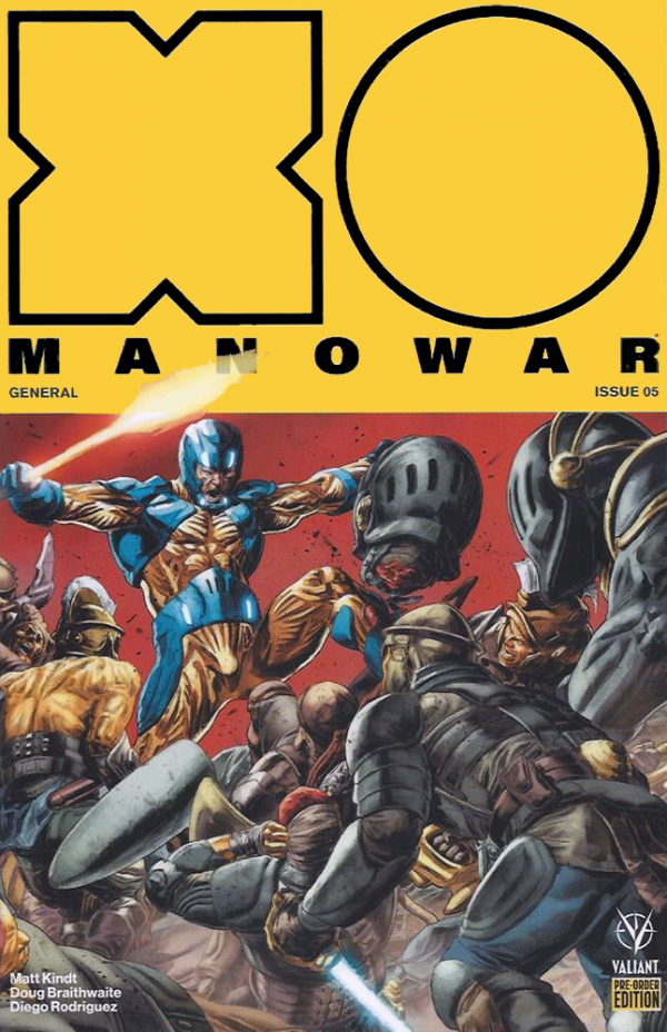 X-O Manowar #5 Cover E Pre-order Edition Braithwaite
