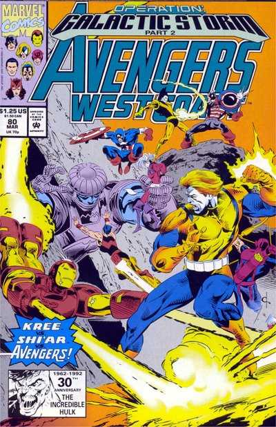 Avengers West Coast #80 (1992) (Mid Grade)