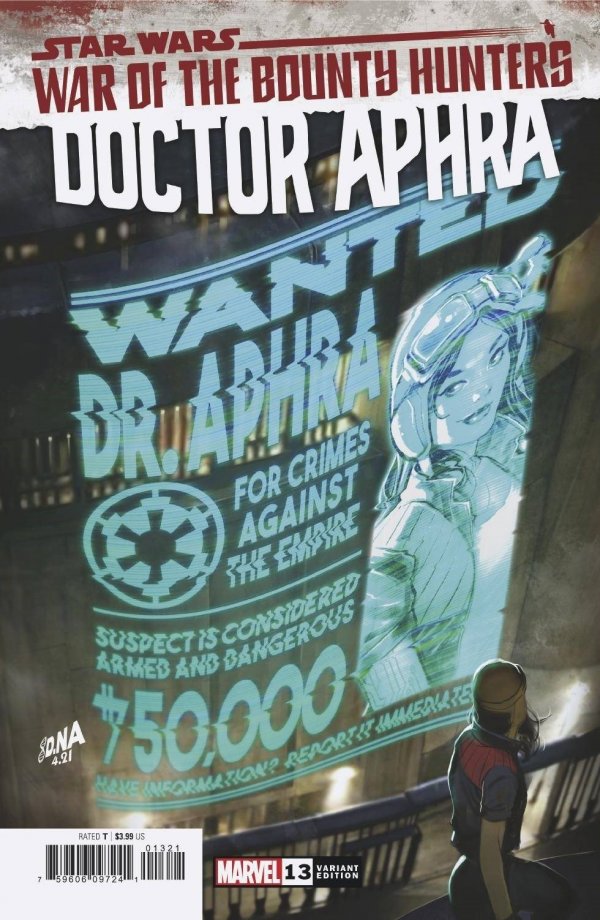 Star Wars Doctor Aphra #13 Wanted Poster Var Wobh