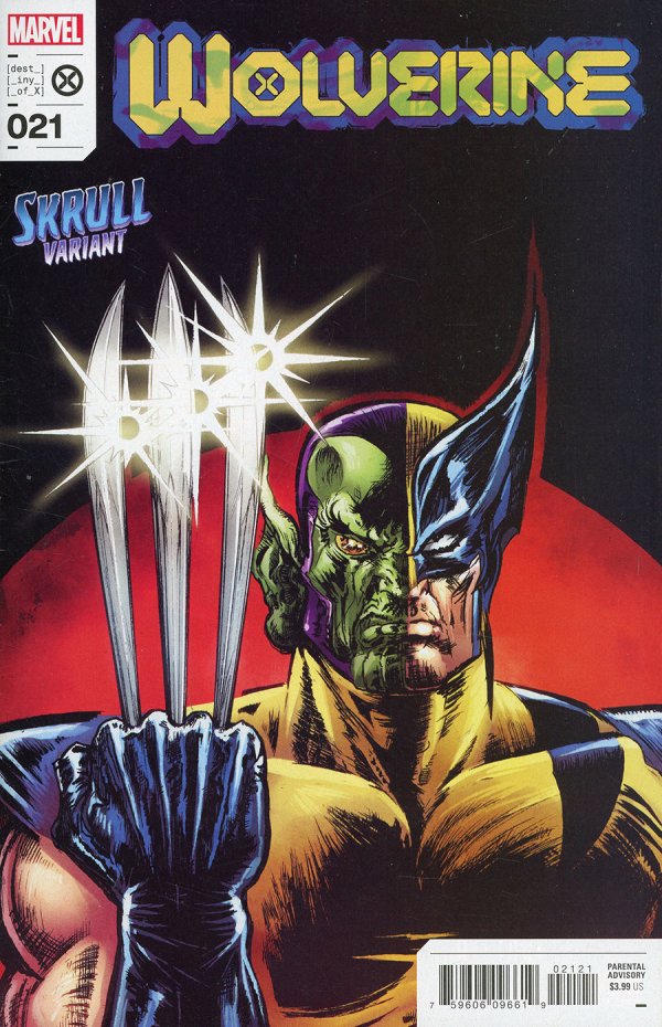 Wolverine #21 Von Eeden Skrull Variant