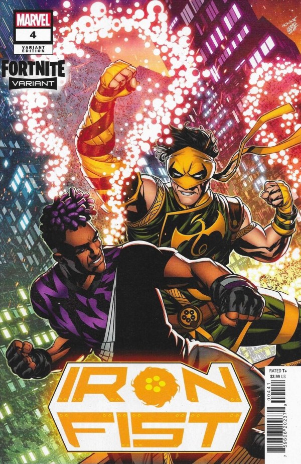 Iron Fist #4 (Of 5) Mckone Fortnite Var
