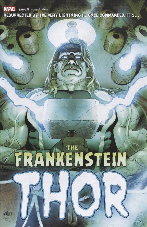 Thor #8 Leinil Francis Yu Frankenstein's Thor Horror Variant