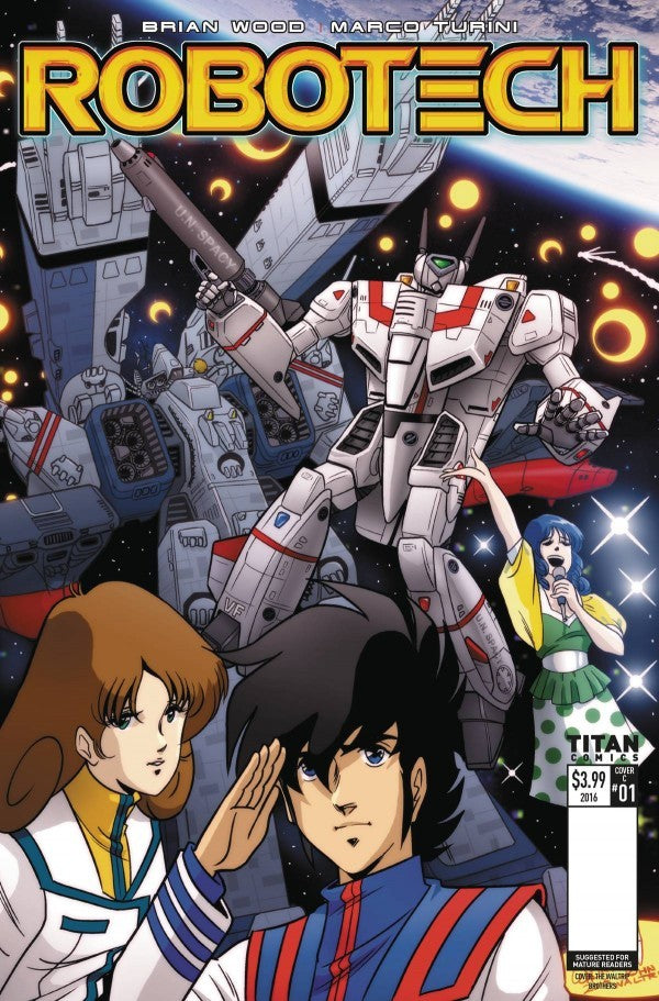 Robotech #1 Cvr E Waltrip Bros Retro Var