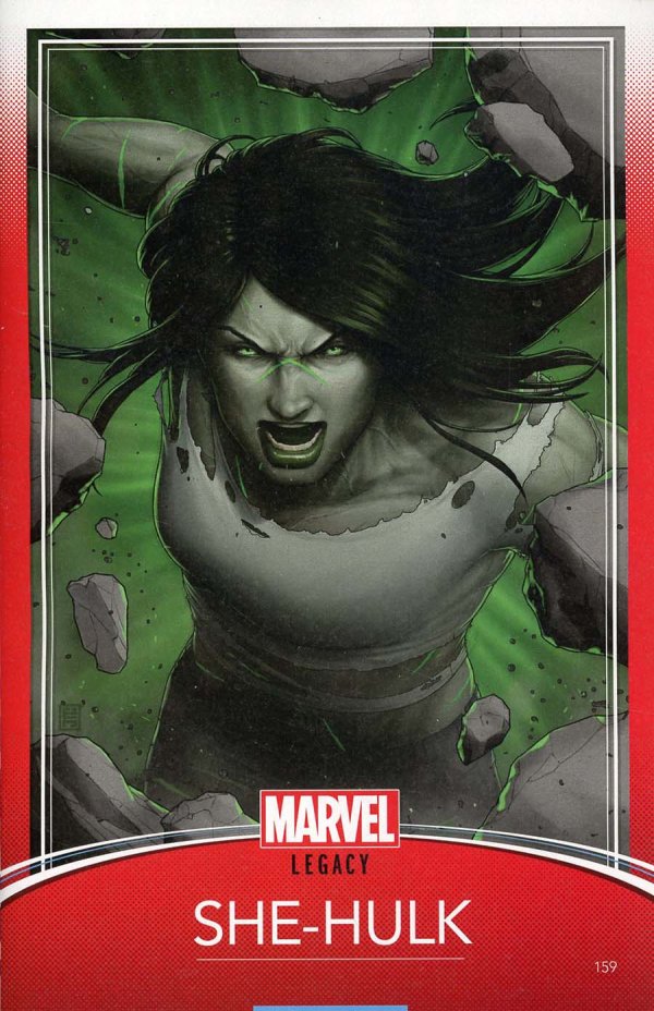 She-Hulk #159 Christopher Trading Card Var Leg