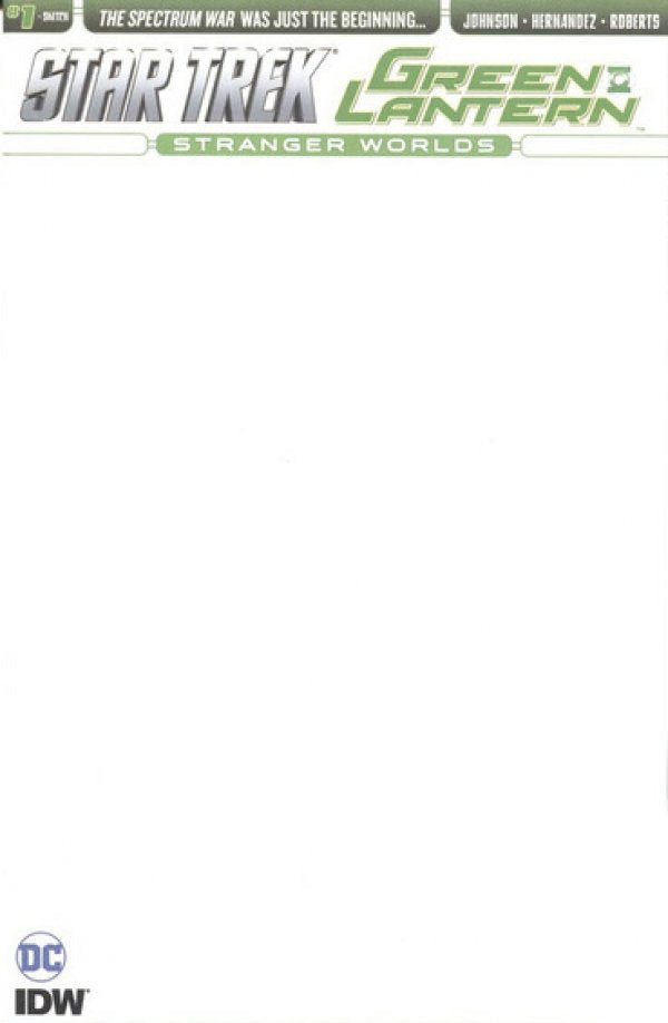 Star Trek/Green Lantern: Stranger Worlds #1 (Blank Var) (High Grade)