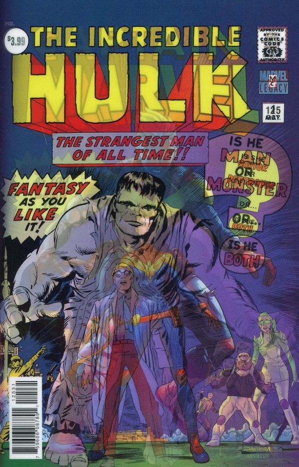 Captain Marvel #125 Dan Mora Lenticular Homage Variant