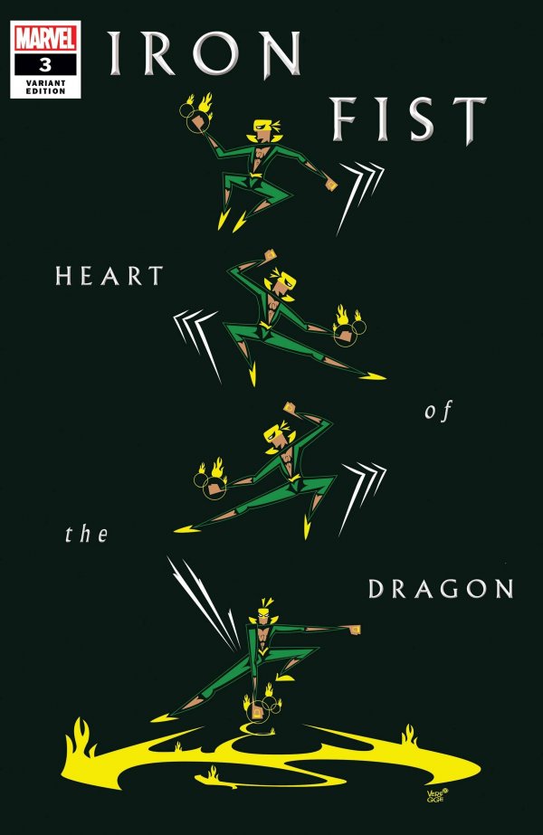 Iron Fist Heart Of Dragon #3 (Of 6) Veregge Var