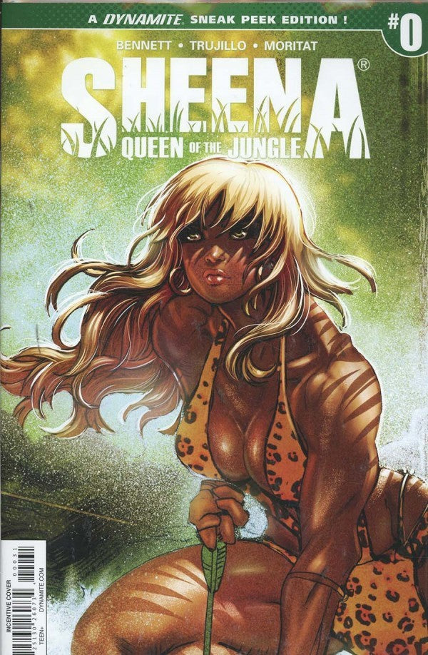 Sheena #0 Cover B 25 Copy Moritat Sneak Peek Variant Edition