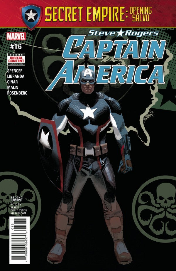 Captain America Steve Rogers #16 2nd Printing