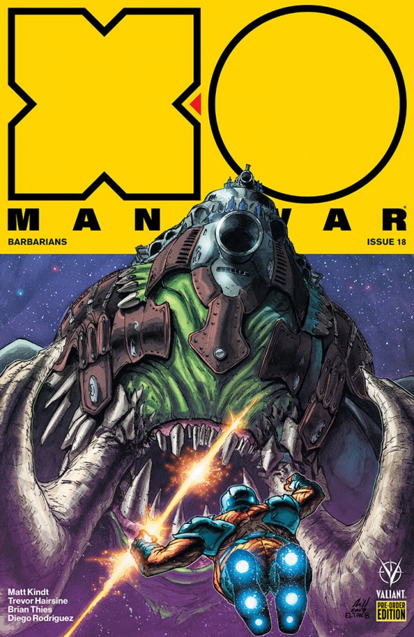 X-O Manowar #18 Cover E Pre-order Edition Davis