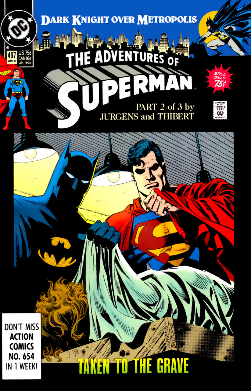 The Adventures of Superman #467 (1990) (Mid Grade)